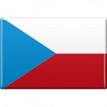 Magnet - Länderflagge Tschechien - Gr.ca. 8x5,5 cm - 37842