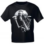 T-Shirt unisex mit Print - Tuba - von ROCK YOU MUSIC SHIRTS - 10734 schwarz - Gr. S - XXL