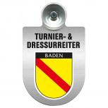 Einsatzschild Windschutzscheibe incl. Saugnapf - Turnier- und Dressurreiter im Einsatz - 309471-17 Region Baden