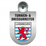 Einsatzschild Windschutzscheibe incl. Saugnapf - Turnier- und Dressurreiter im Einsatz - 309471-21 Region Luxembourg