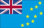 Länder-Flagge - Tuvalu - Gr. ca. 40x30cm - 77175 - Flagge, Dekofahne, Stockländerfahne