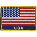 AUFNÄHER - Flagge USA - 04397 - Gr. ca. 9,5 x 6,5 cm - Patches Stick Applikation