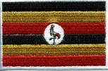 Aufnäher - Uganda Fahne - 21674 - Gr. ca. 8 x 5 cm