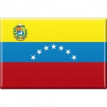 Magnet - Länderflagge Venezuela - Gr.ca. 8x5,5 cm - 37853
