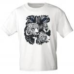 T-Shirt mit Print weisse Tiger - 10203 Gr. weiß / M