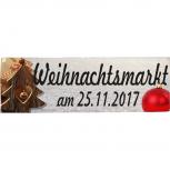 Spannband Banner Werbebanner Weihnachtsmarkt am ....   - 3x1m  309907