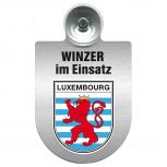 Einsatzschild Windschutzscheibe incl. Saugnapf - Winzer im Einsatz - 309466-21 Region Luxembourg