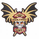 Rückenaufnäher - Motor Ride Free Cycles - 08064 - Gr. ca. 30 x 24 cm