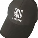 Baseballcap mit Stick - LEIPZIG - 68861 schwarz - Cap Kappe Baumwollcap