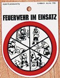 Hinweisschild - Warnschild - Feuerwehr im Einsatz - Gr. 11,5x 9 cm - 307769