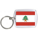 Schlüsselanhänger - LIBANON - Gr. ca. 4x5cm - 81092 -  Keyholder  WM Länder