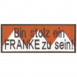Aufnäher Patch - FRANKEN - Gr. ca. 11,5 x 4,5 cm - 00409