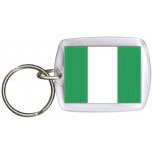 Schlüsselanhänger Anhänger - NIGERIA - Gr. ca. 4x5cm - 81121 - WM Länder Keyholder