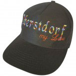 Baseballcap mit Einstickung - Oberstdorf my love - 68838 schwarz