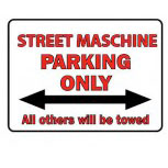 Parkschild - Street Maschine Parking Only - 308840 - Gr. 40 x 30 cm