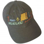 Baseballcap mit Einstickung - Insel Helgoland - 68874 schwarz