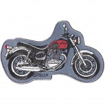 Aufnäher Chopper Bike Motorrad  Gr. ca. 12cm x 7cm 04776/1