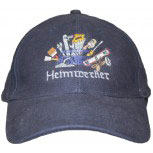 BaumwollCap mit vielfarbiger Einstickung Heimarbeit Projekt - Heimwerker - 68614 navy - Baseballcap Baumwollcap Cappy Kappe