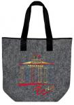Filztasche mit Einstickung - BERLIN BRANDENBURGER TOR - 26014 - Shopper Tasche Bag