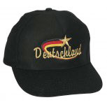 Baseballcap mit Stick - DEUTSCHLAND - 68080 schwarz