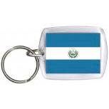 Schlüsselanhänger - EL SALVADOR - Gr. ca. 4x5cm - 81045 - WM Länder