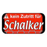 Türschilder - Kunststoffschild - Kein Zutritt für Schalker - Gr. ca. 14,6cm x 7,5 cm - 303237