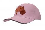 Baseballcap mit Einstickung - Ziege Ziegekopf - versch. Farben 69247 rosa