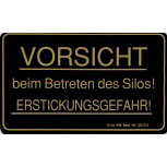 Warnschild - VORSICHT ERSTICKUNGSGEFAHR - Gr. 25 x 15 cm - 308464