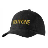 Baseballcap mit Stick - Teutone - 68428 schwarz