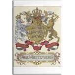 Kühlschrankmagnet - Königreich Württemberg - Gr. ca. 8 x 5,5 cm - 38725 - Küchenmagnet