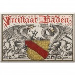 Magnet Nostalgie - Freistaat Baden - Gr. ca. 8 x 5,5 cm - 38723 - Küchenmagnet