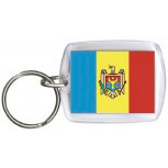 Schlüsselanhänger Anhänger - MOLDAWIEN - Gr. ca. 4x5cm - 81109 -  Keyholder WM Länder