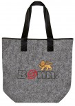 Filztasche mit Einstickung - BONN - 26083 - Umhängetasche Shopper Bag
