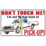 Schild - Dont touch me... Pick up! - 309210 - Gr. 25 x 15 cm