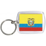 Schlüsselanhänger - ECUADOR - Gr. ca. 4x5cm - 81044 -  WM Länder
