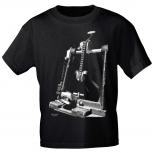 T-Shirt unisex mit Print - Death Radar - von ROCK YOU MUSIC SHIRTS - 10155 schwarz - Gr. S-XXL