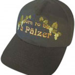 Baseballcap mit  Einstickung - Born to be a Pfälzer - 68344 schwarz