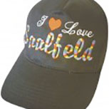 Baseballcap mit Stick - I LOVE SAALFELD - 68048 schwarz