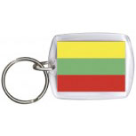 Schlüsselanhänger Anhänger - LITAUEN - Gr. ca. 4x5cm - 81095 - Keyholder WM Länder