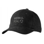 Baseballcap mit Stick - Werksschutz - 68399 schwarz