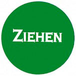 Hinweisschild - Firmenschild - ZIEHEN - Durchmesser 70 mm - 308012