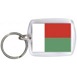 Schlüsselanhänger Anhänger - MADAGASKAR - Gr. ca. 4x5cm - 81097 - Keyholder WM Länder