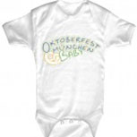 Babystrampler mit Print – Oktoberfest München Baby – 08349 weiß - 0-24 Monate