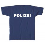 T-Shirt unisex mit Aufdruck - POLIZEI - 08125 - Gr. S-XXL
