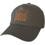 Baseballcap mit Einstickung - Brandburger Tor Berlin Deutschland - 68853 schwarz