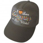 Baseballcap mit Stick - LENGGRIES - 68830 schwarz