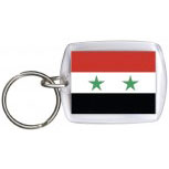 Schlüsselanhänger - SYRIEN - Gr. ca. 4x5cm - 81163 - Keyholder WM Länder