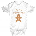Babystrampler Body mit Print My First Lebkuchen 12742 Gr. 0-24 Monate