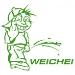 Pinkelmännchen-Applikations- Aufkleber in 8 Farben "Weichei"  303618-Weichei grün