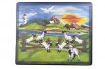 Eyecatcher für den Schreibtisch - MOUSEPAD Mauspad mit schönem Motiv "springende Schafe" NEU (22649)